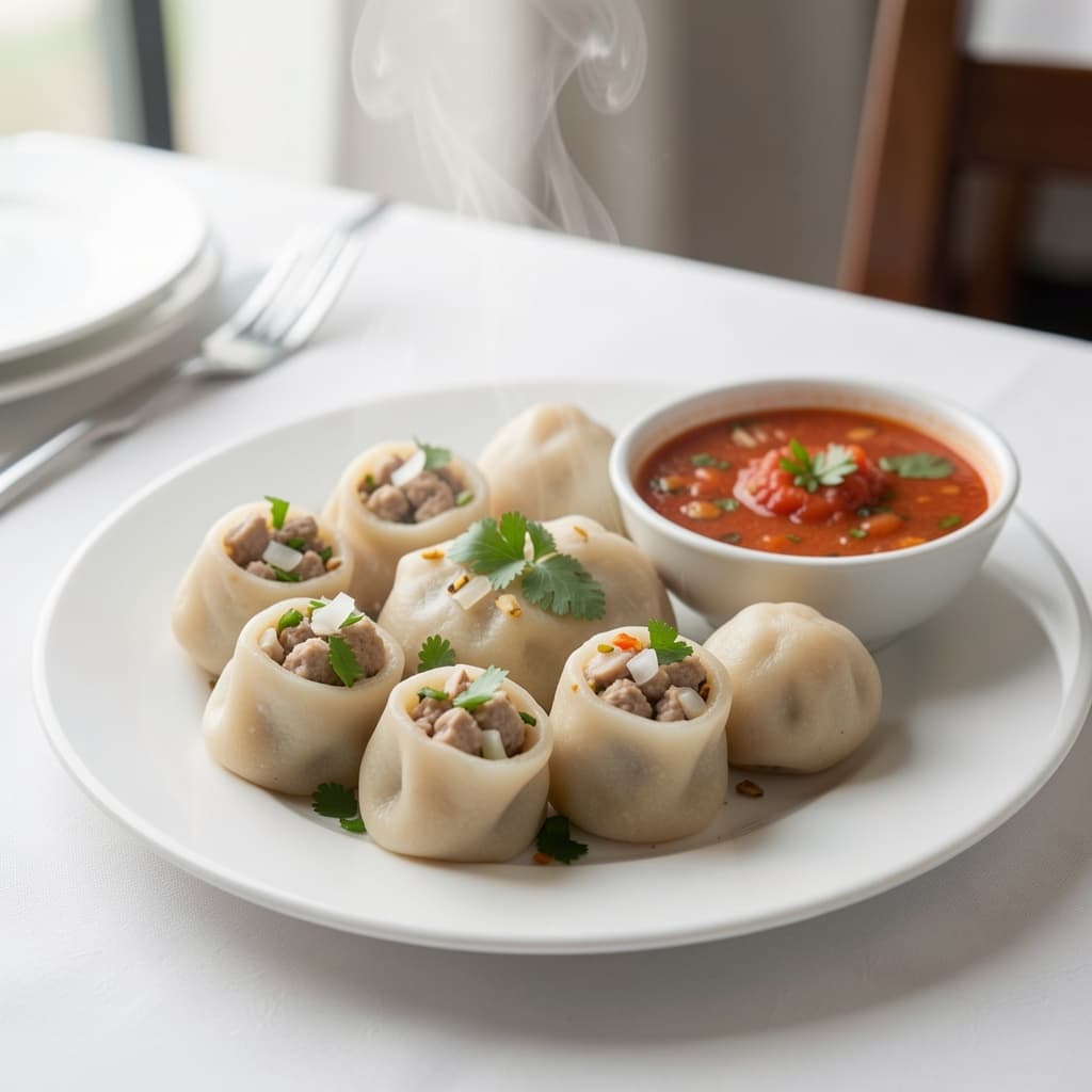 16. Jhol chicken Momo
